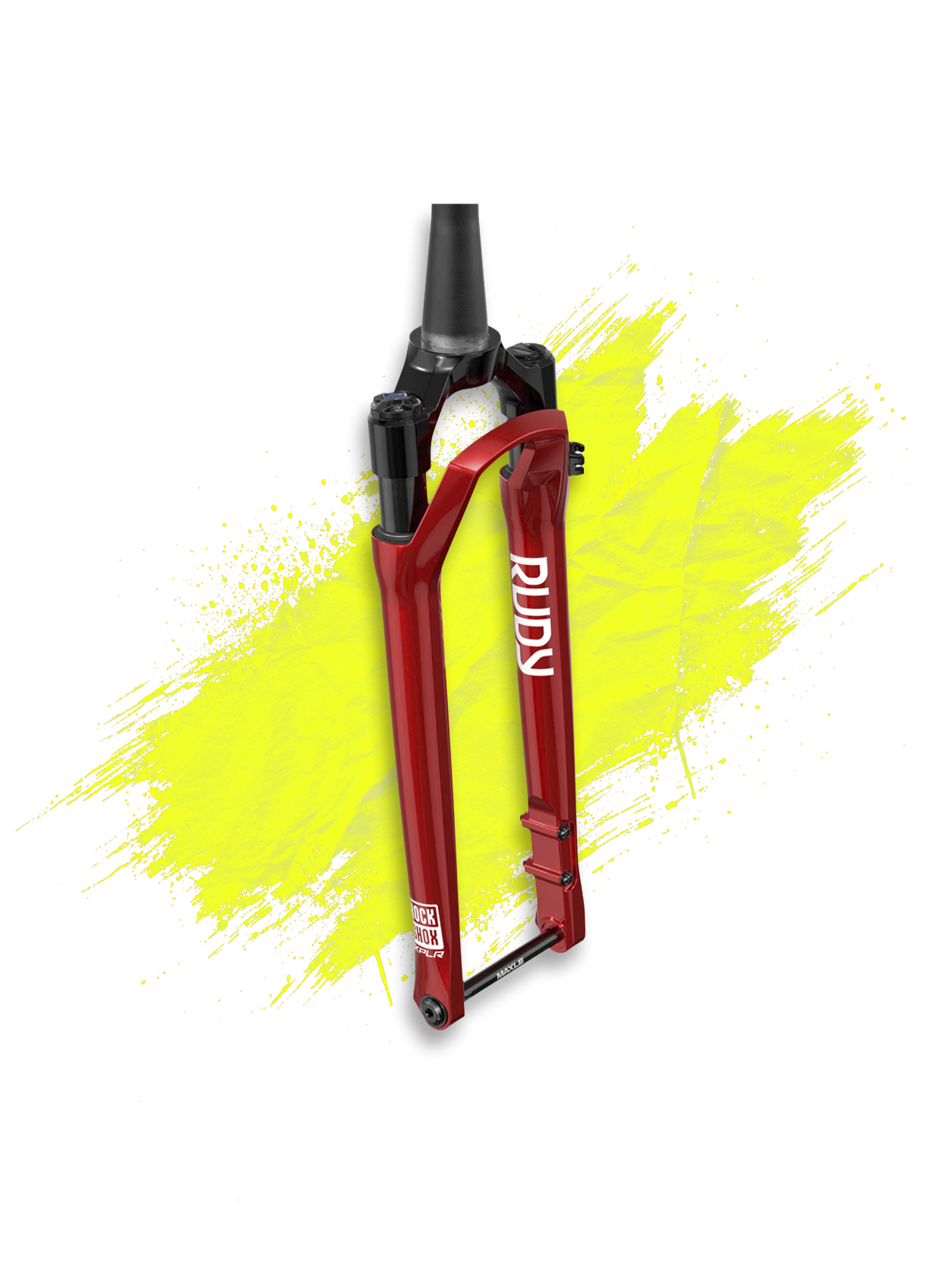 RockShox Rudy Ultimate XPLR Race Day 2 Suspension Fork – Electric Red