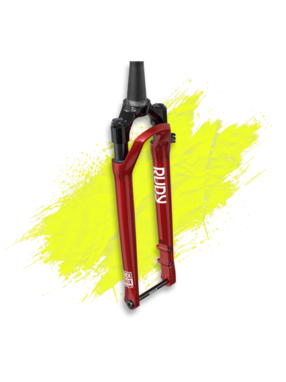 RockShox Rudy Ultimate XPLR Race Day 2 Suspension Fork – Electric Red