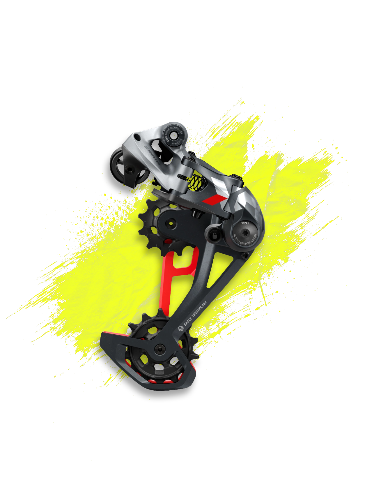 SRAM X01 Eagle Rear Derailleur – 12-Speed, Red