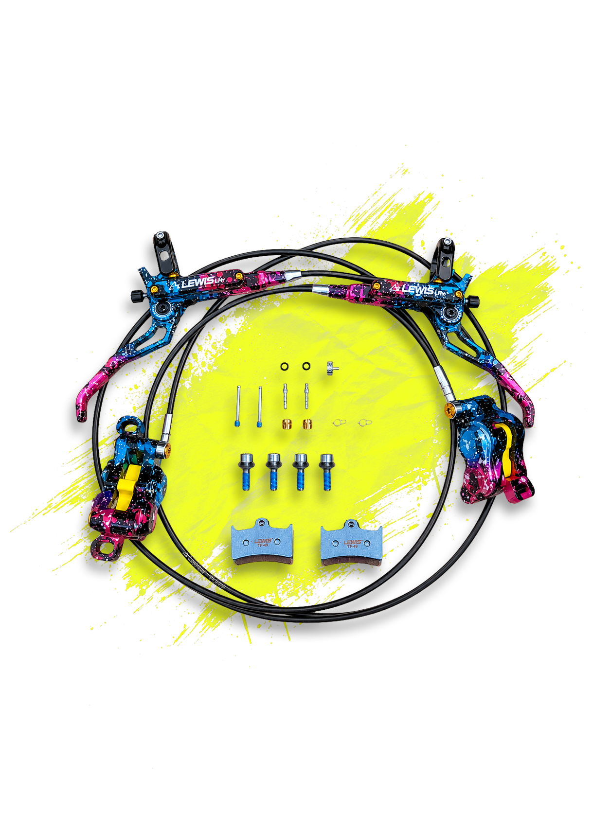 Lewis LHT Ultimate Hydraulic Disc Brake Set – Nebula