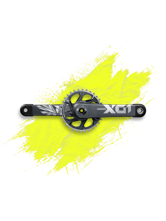 SRAM X01 Eagle Boost 148 DUB Crankset – 170 mm, 34T, Lunar Oxy